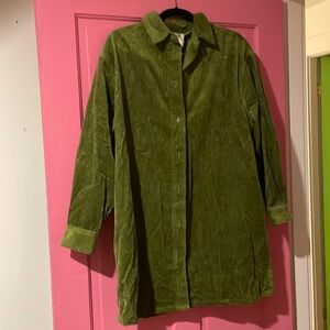 Jada Shirt Dress in guacamole